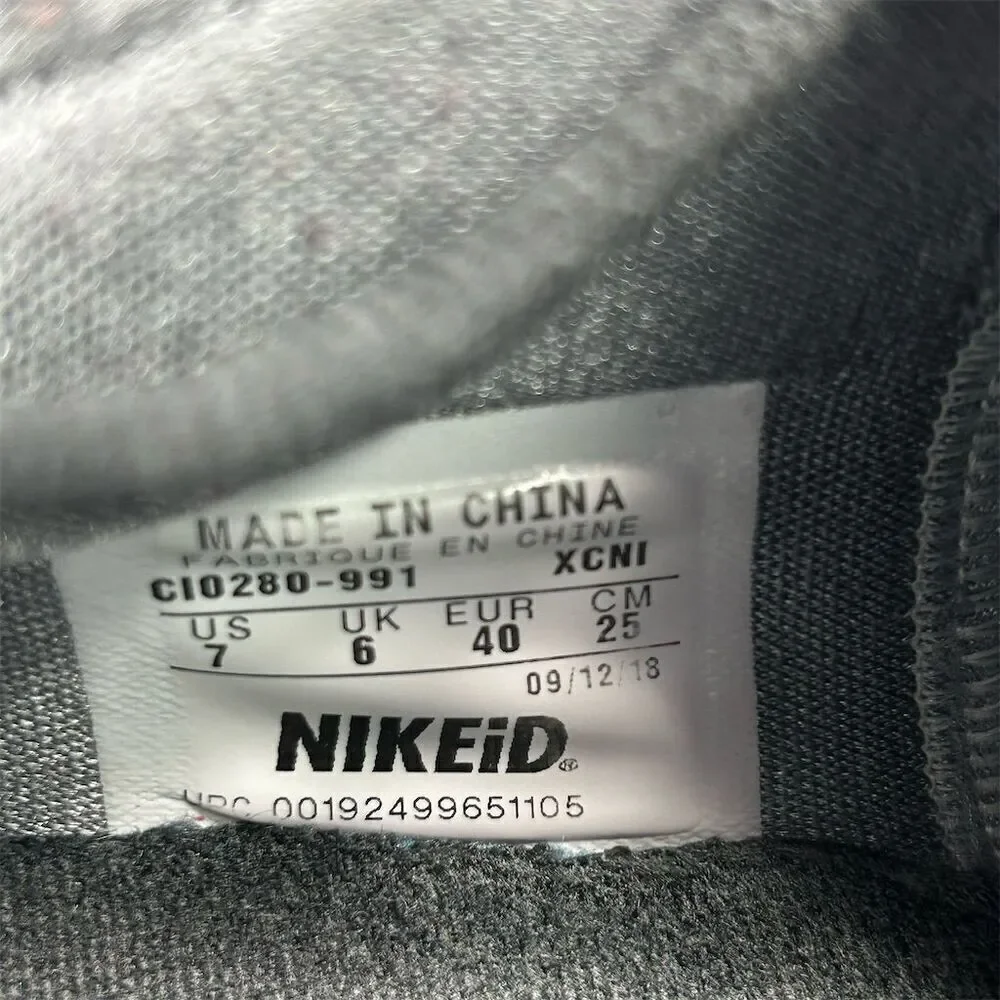 Nike PG 3 TB Men's Basketball Shoes Gray Size 7 Low Top Lace Up Sneakers